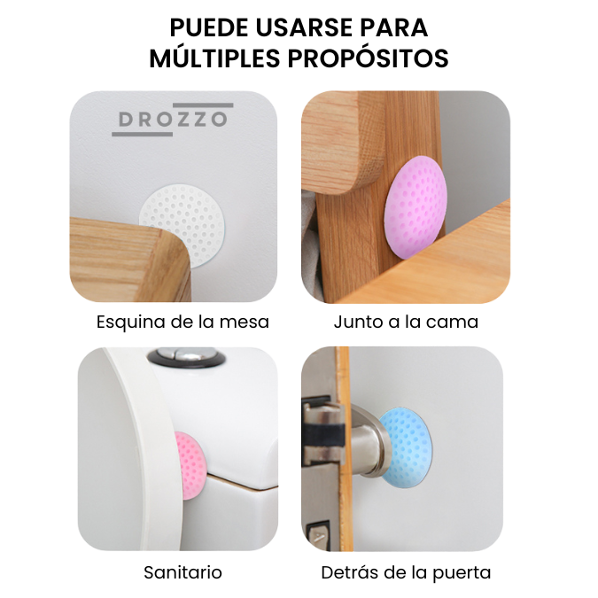 6 PACK ALMOHADILLAS ANTIGOLPES - WallGuard PRO™