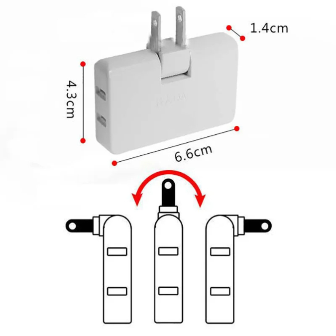 PROMO 2x1 ENCHUFE MÚLTIPLE PLANO - FlexiPlug PRO™